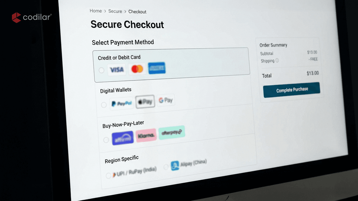 secure checkout